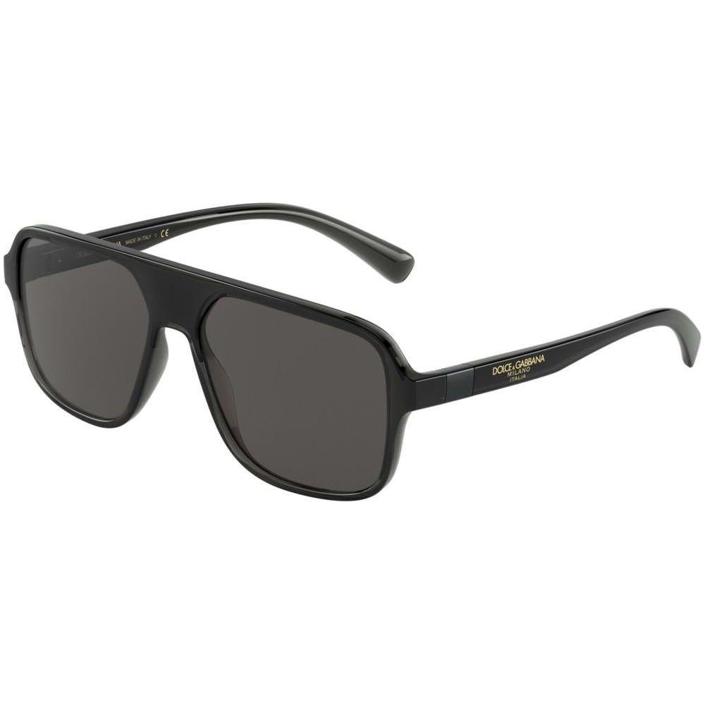 DOLCE & GABBANA MOD. STEP INJECTION DG 6134 SUNGLASSES & EYEWEAR DOLCE & GABBANA SUNGLASSES Dark Slate Gray