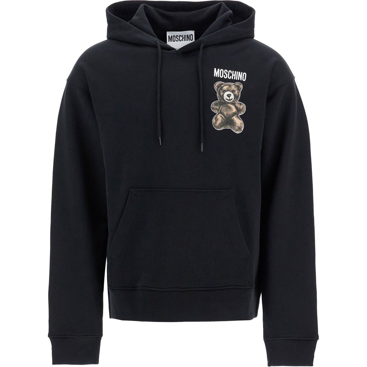 moschino teddy bear hooded sweat Topwear Moschino Black