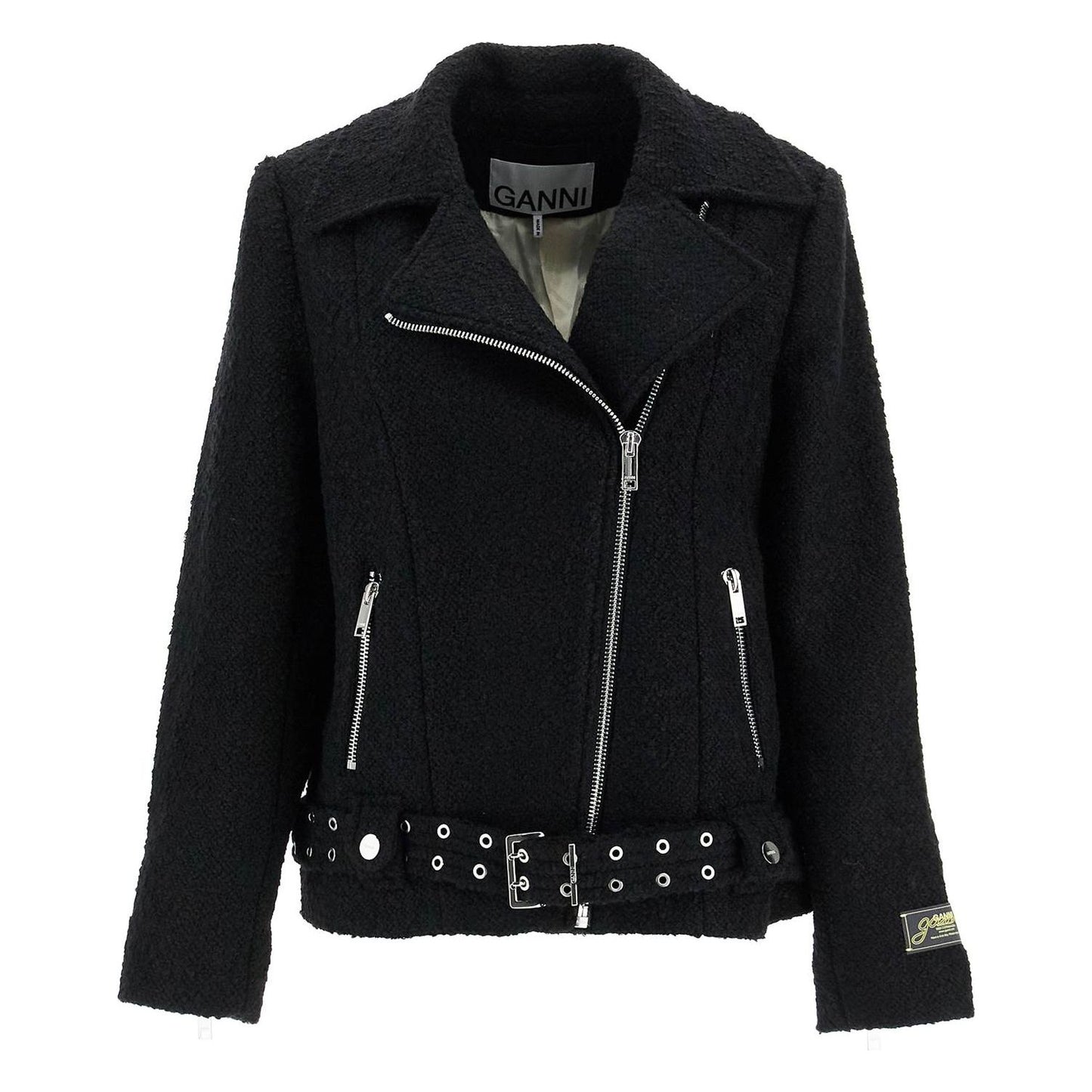 Ganni short bouclã© jacket for