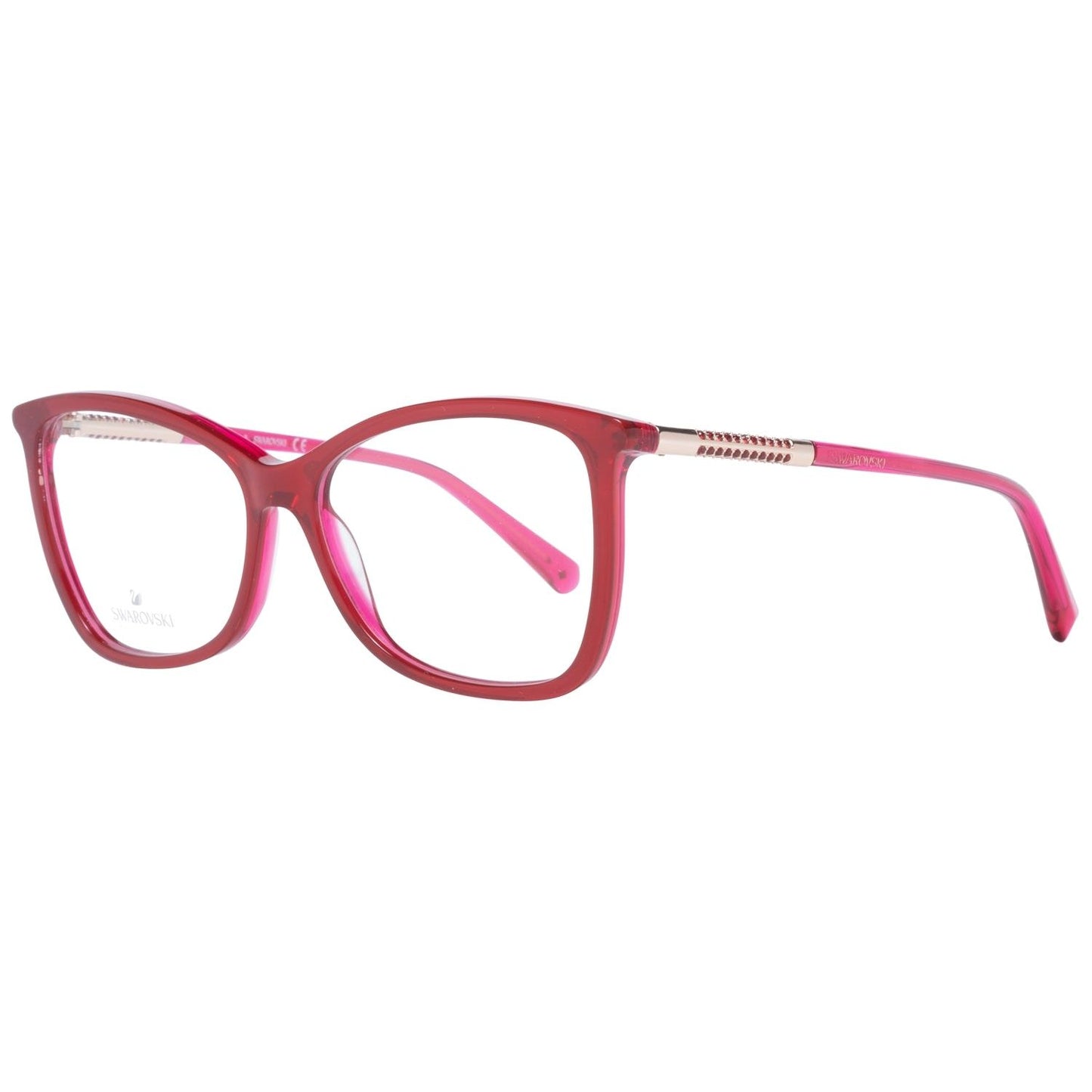 SWAROVSKI MOD. SK5384 55066 SUNGLASSES & EYEWEAR ATELIER SWAROVSKI EYEWEAR Maroon