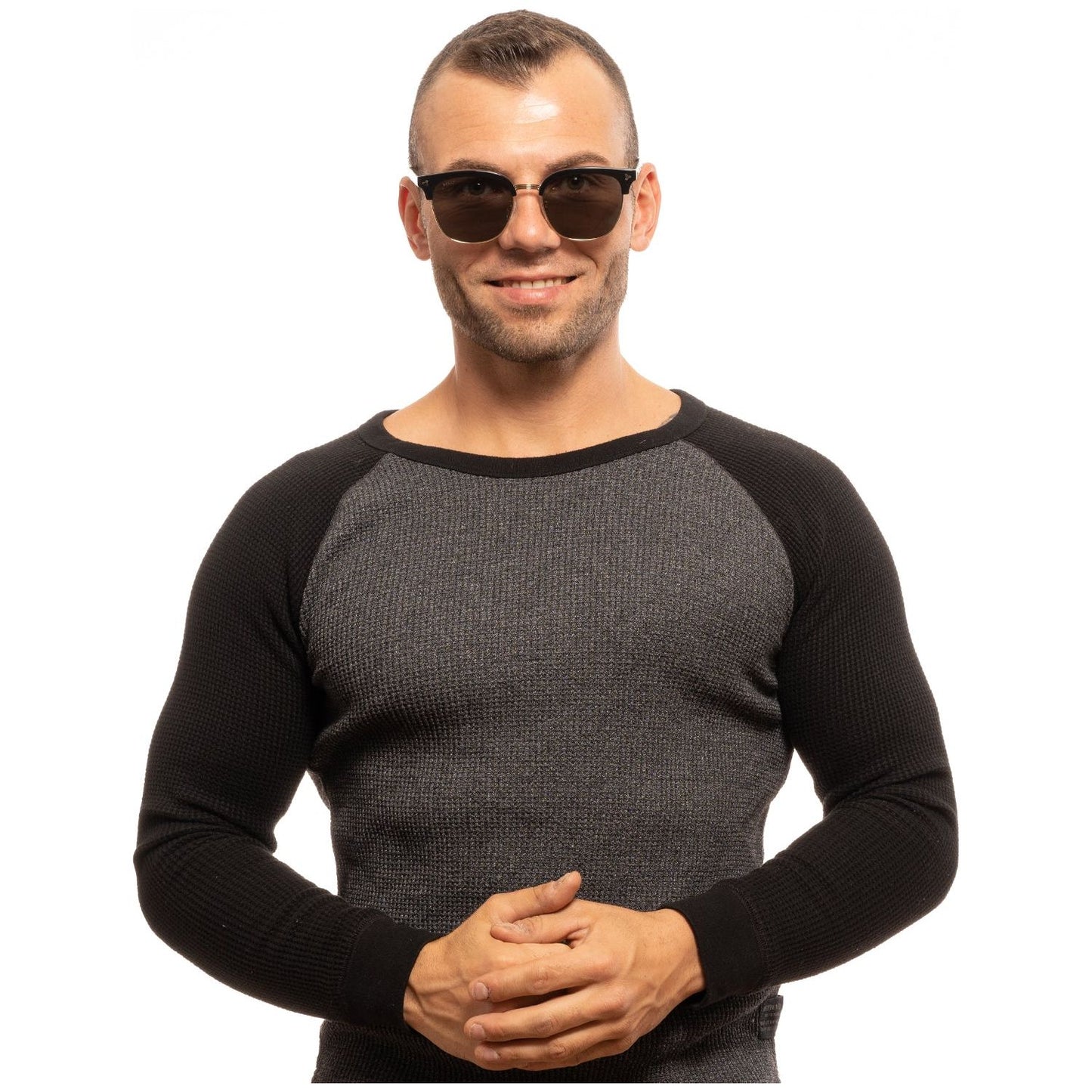 BALLY MOD. BY0049-K 5601D SUNGLASSES & EYEWEAR BALLY SUNGLASSES Dark Slate Gray