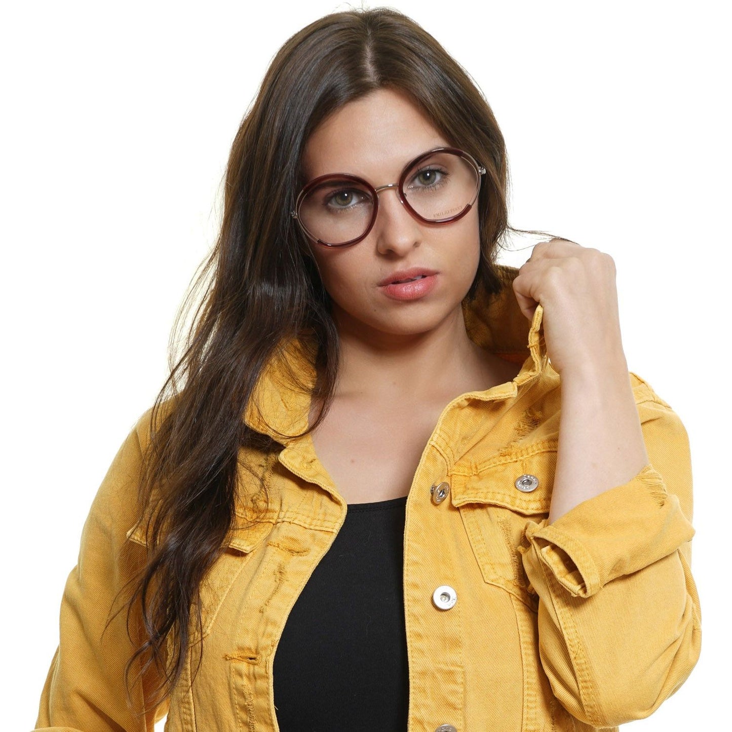 EMILIO PUCCI MOD. EP5089 54044 SUNGLASSES & EYEWEAR EMILIO PUCCI EYEWEAR Dark Khaki