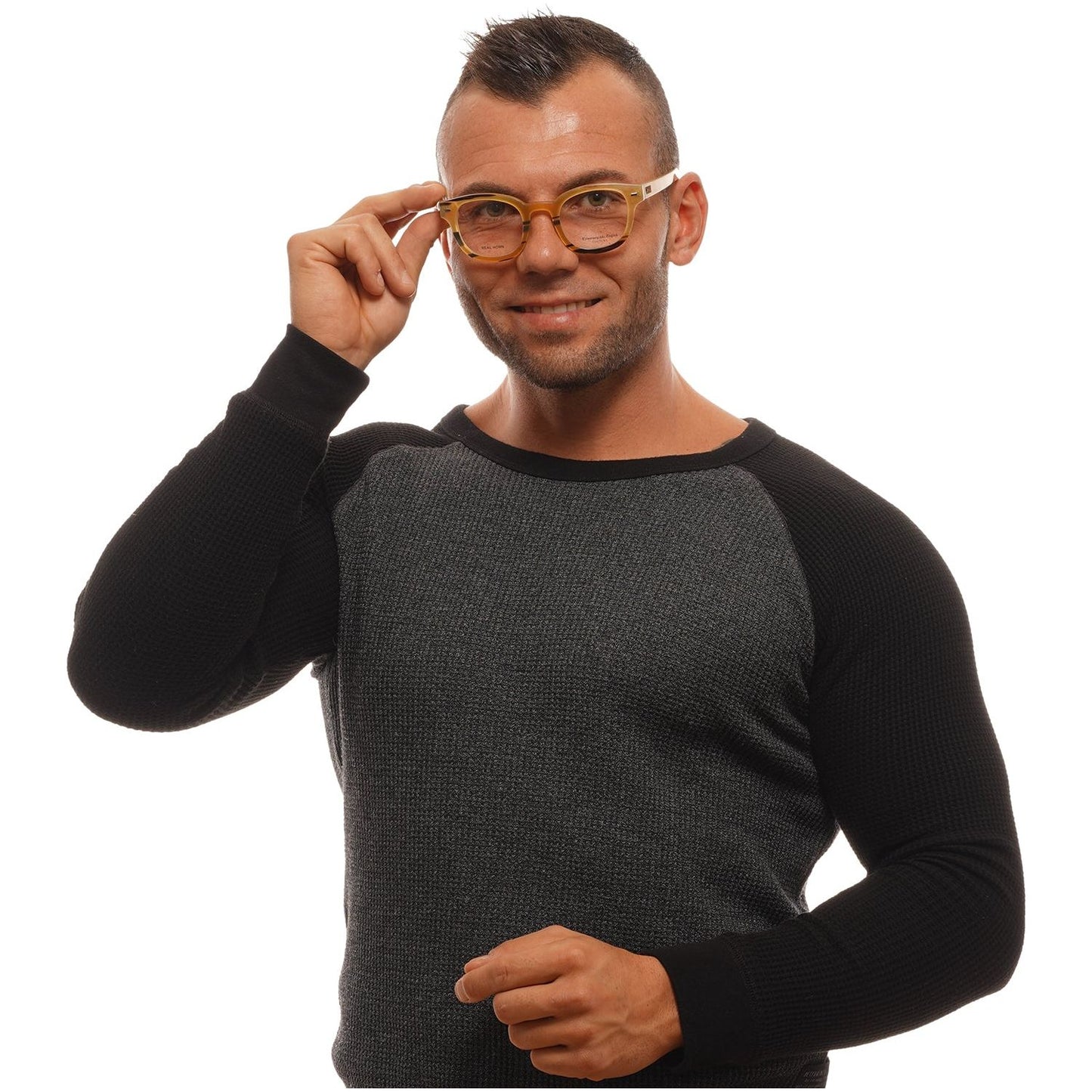 ERMENEGILDO ZEGNA MOD. ZC5014 06447 SUNGLASSES & EYEWEAR ERMENEGILDO ZEGNA EYEWEAR Dark Slate Gray