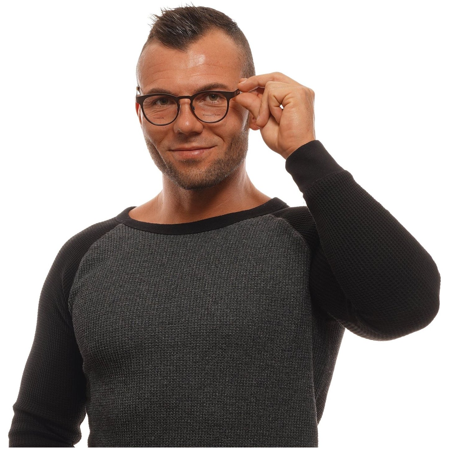 ERMENEGILDO ZEGNA MOD. ZC5003 03848 SUNGLASSES & EYEWEAR ERMENEGILDO ZEGNA EYEWEAR Dark Slate Gray