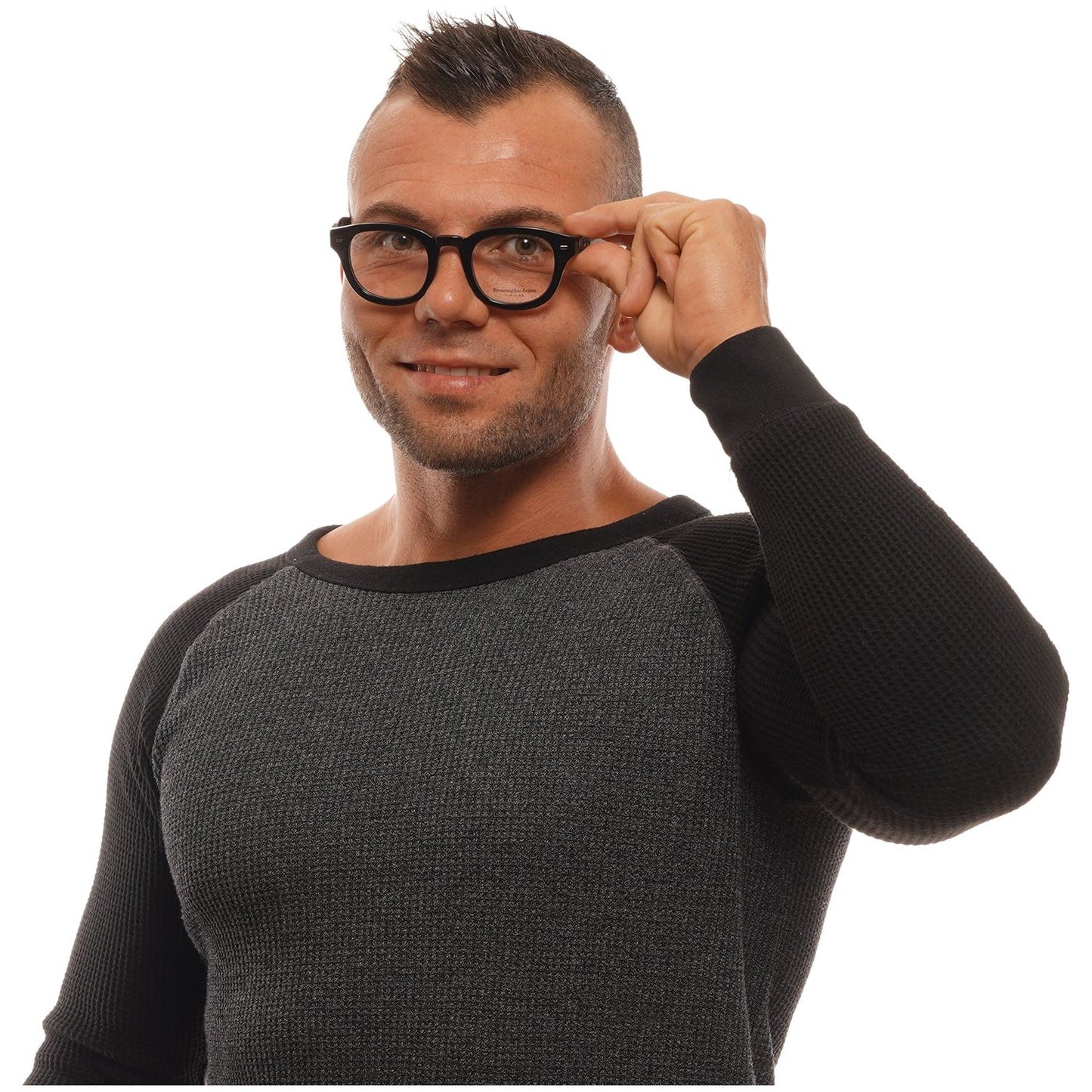 ERMENEGILDO ZEGNA MOD. ZC5005 00147 SUNGLASSES & EYEWEAR ERMENEGILDO ZEGNA EYEWEAR Dark Slate Gray