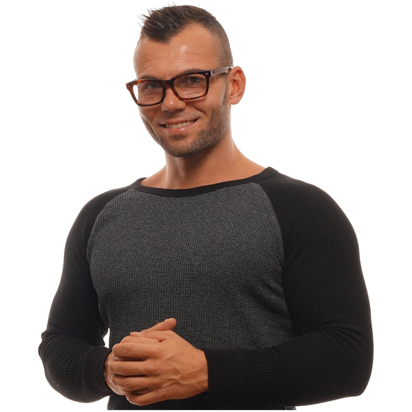 ERMENEGILDO ZEGNA MOD. ZC5006-F 05356 SUNGLASSES & EYEWEAR ERMENEGILDO ZEGNA EYEWEAR Dark Slate Gray
