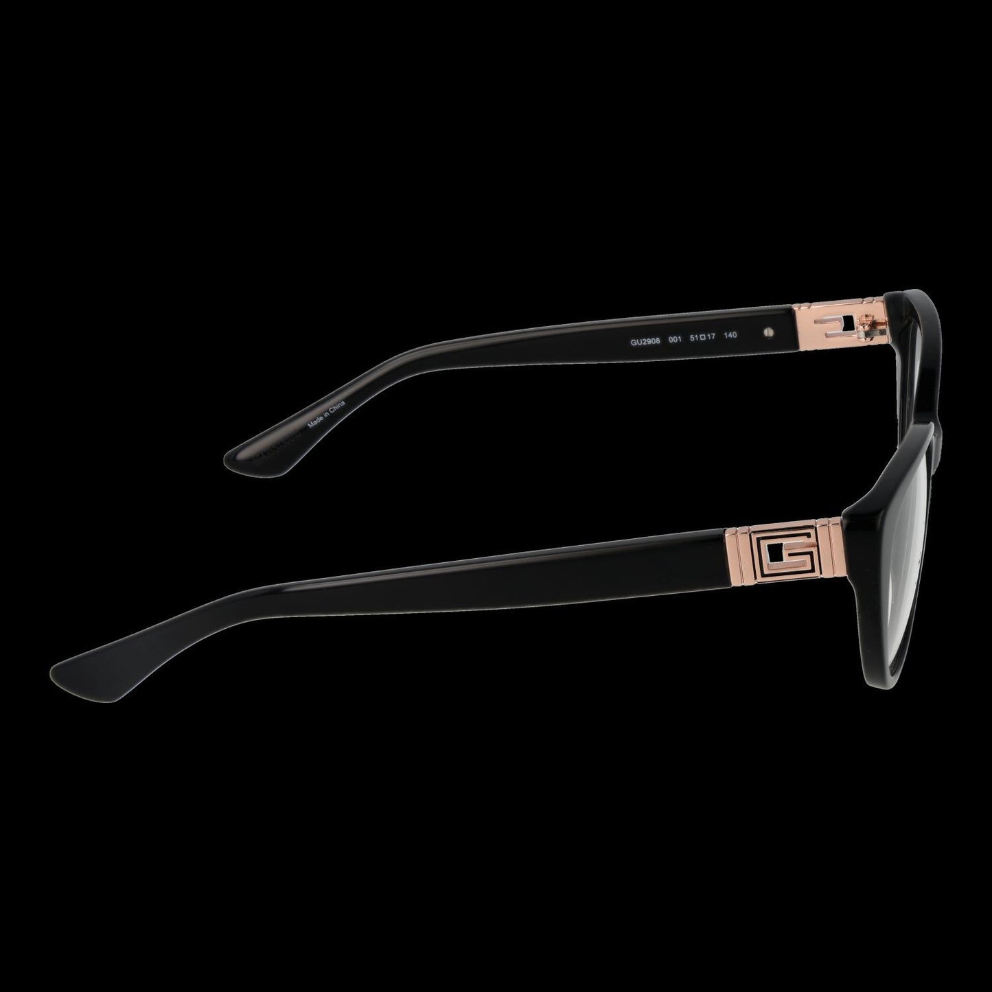 GUESS MOD. GU2908 51001 SUNGLASSES & EYEWEAR GUESS EYEWEAR Black