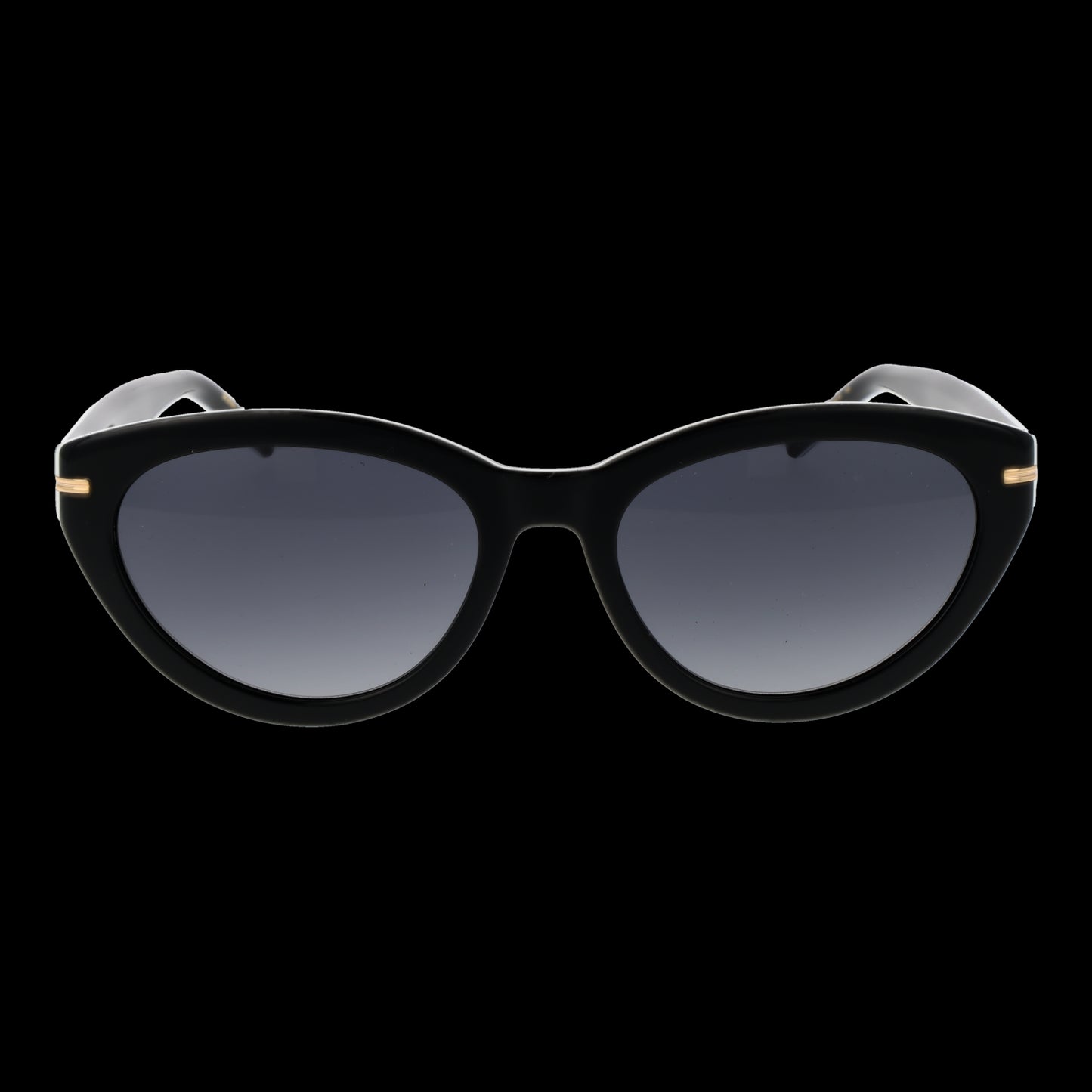 Stylish BOSS MOD 1779_S 55P569O black sunglasses for women with elegant design.