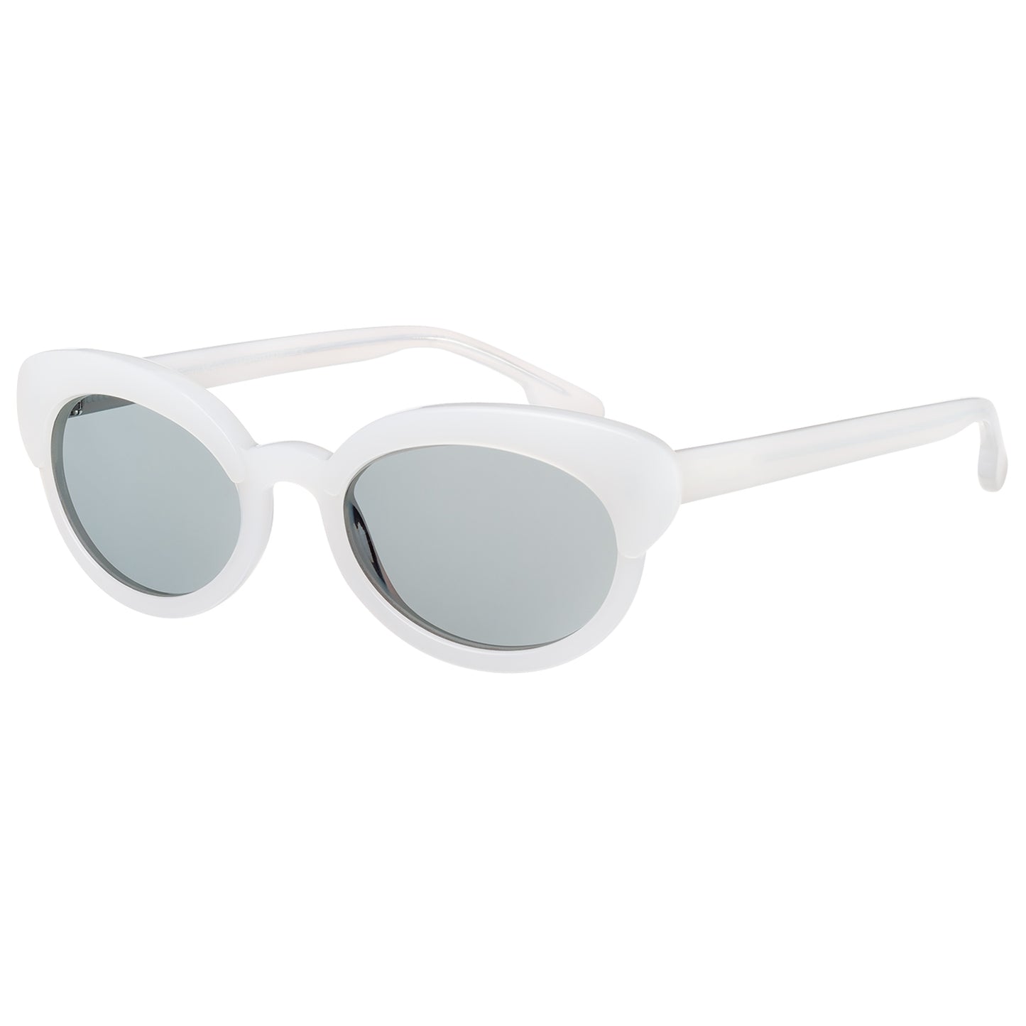 Johnny Loco Mod. JLE1503 51P5 Sandy sunglasses for ladies in white frame with oval lenses.