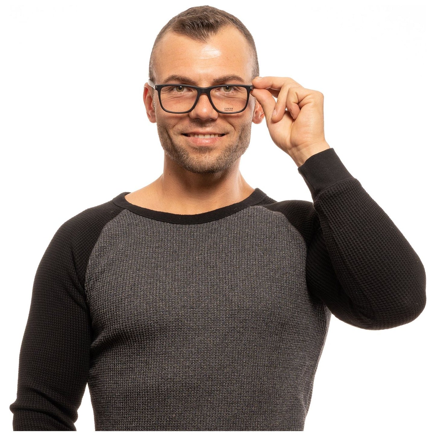 LOZZA MOD. VL4137 54BLKM SUNGLASSES & EYEWEAR LOZZA EYEWEAR Dark Slate Gray