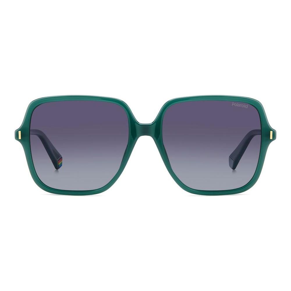 Polaroid PLD 6219_S ladies' sunglasses with green frames and gradient lenses, stylish eyewear for women