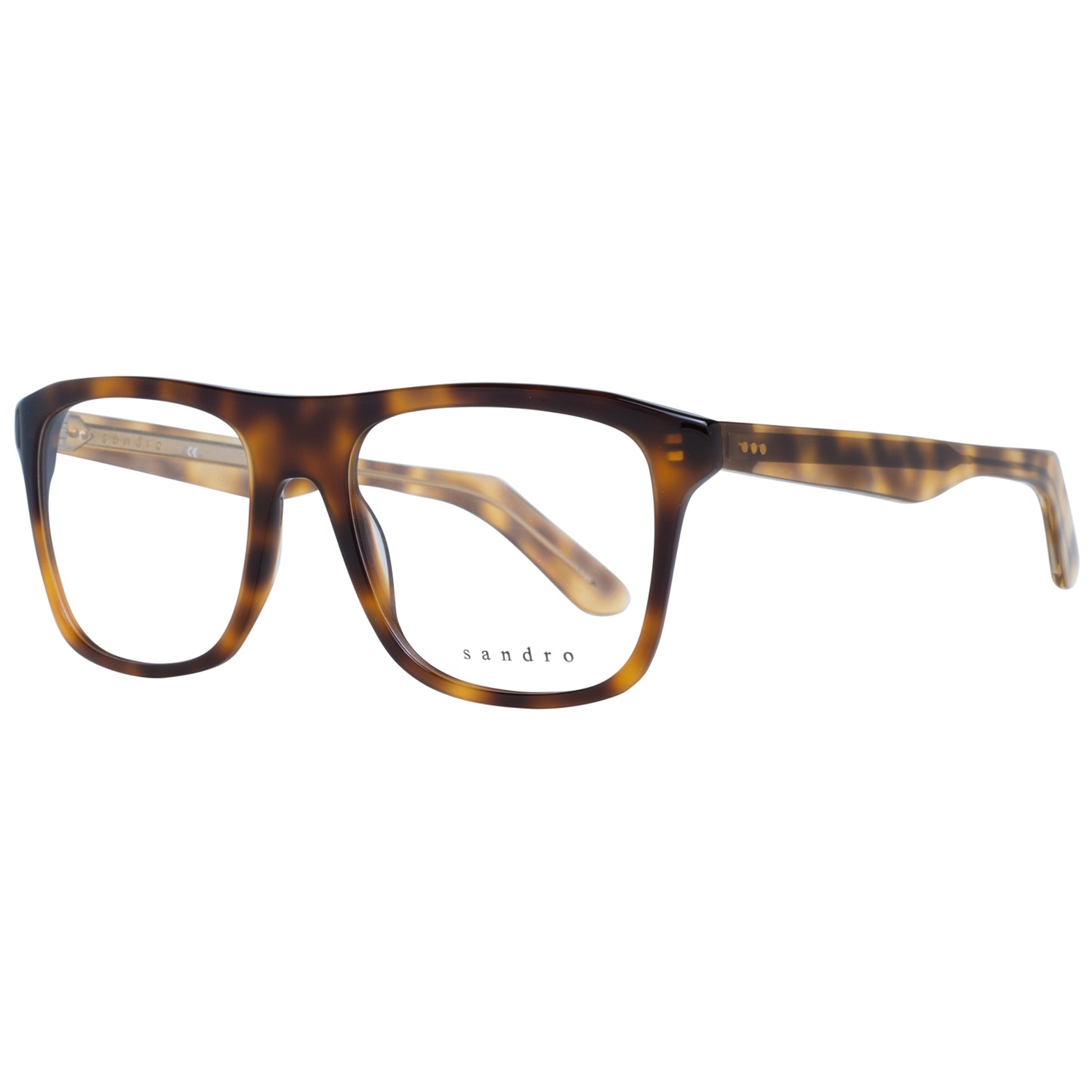 Unisex Sandro SD1003 eyeglasses with tortoiseshell frame, model 52201, stylish and modern design.