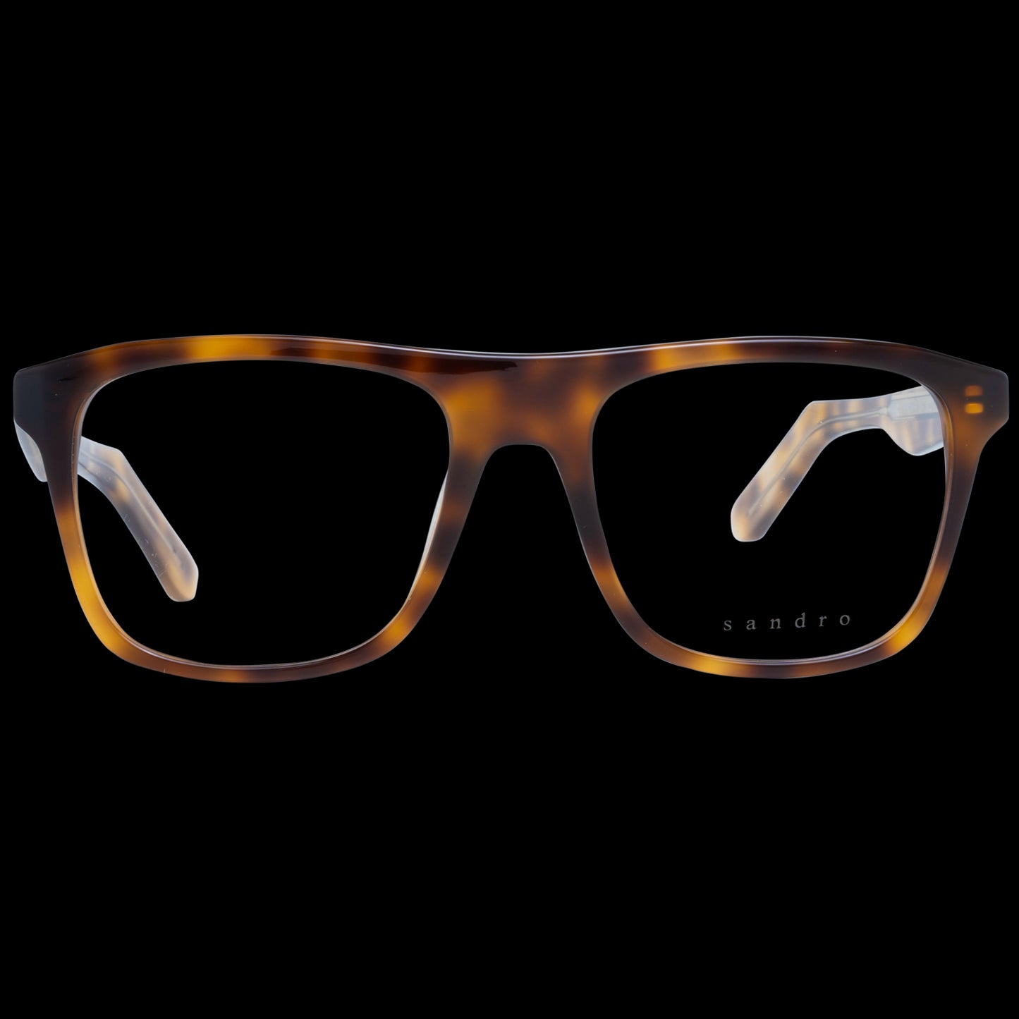 Unisex Sandro SD1003 52201 eyeglasses with tortoiseshell frame, showcasing stylish and modern eyewear design.