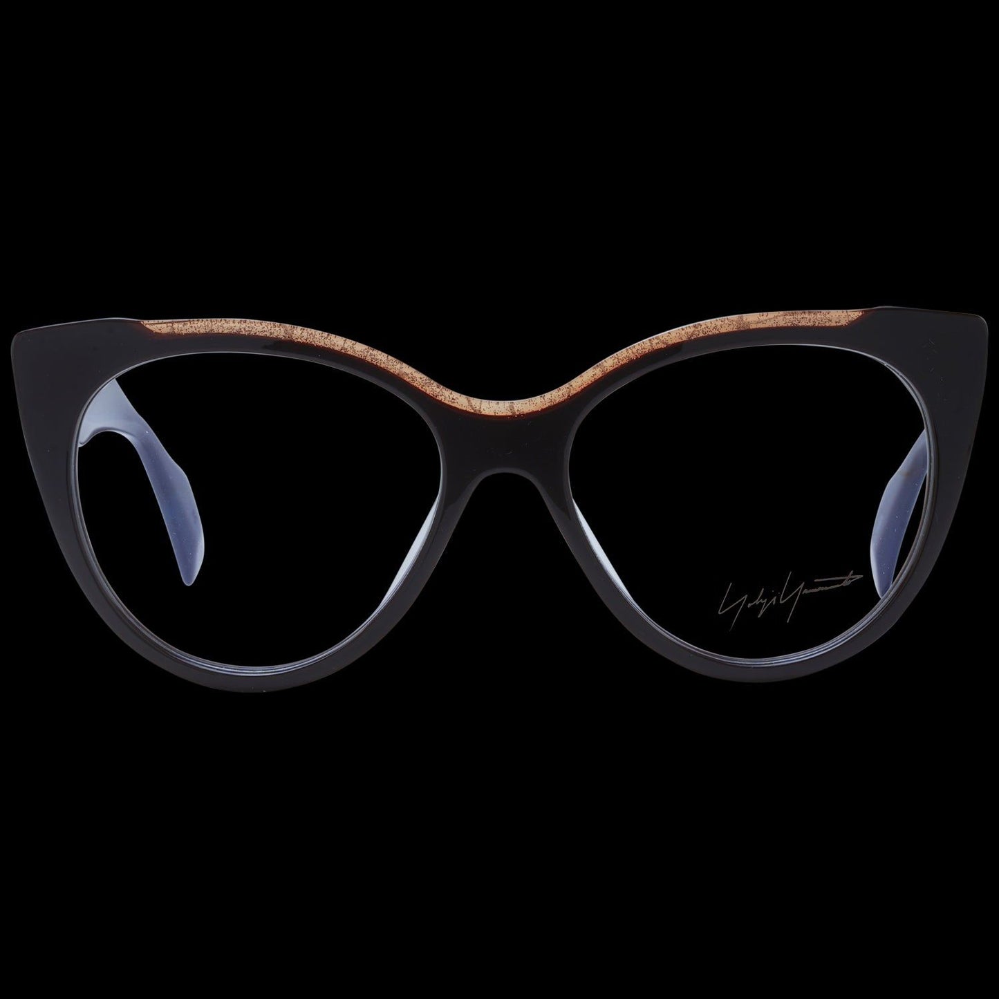 YOHJI YAMAMOTO MOD. YY1034 54115 BLUE FILTER SUNGLASSES & EYEWEAR YOHJI YAMAMOTO EYEWEAR Black