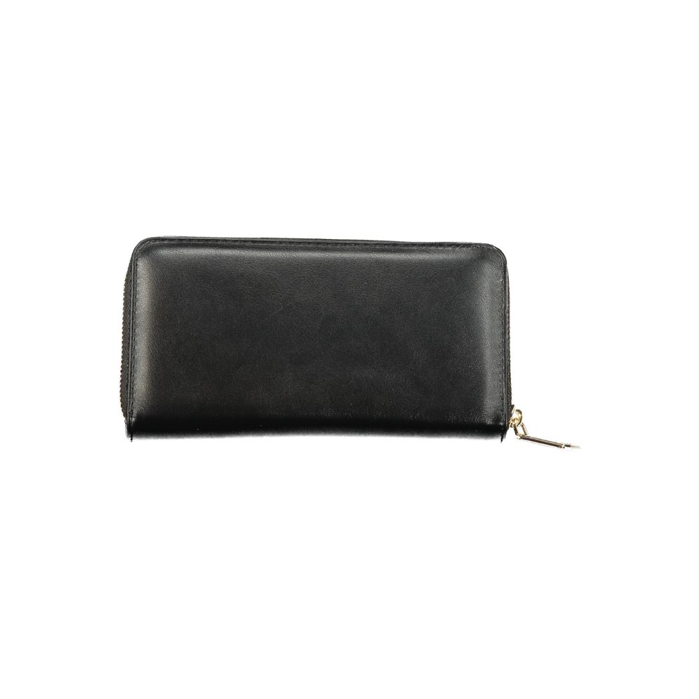 Mario Valentino Black Polyurethane Women Wallet