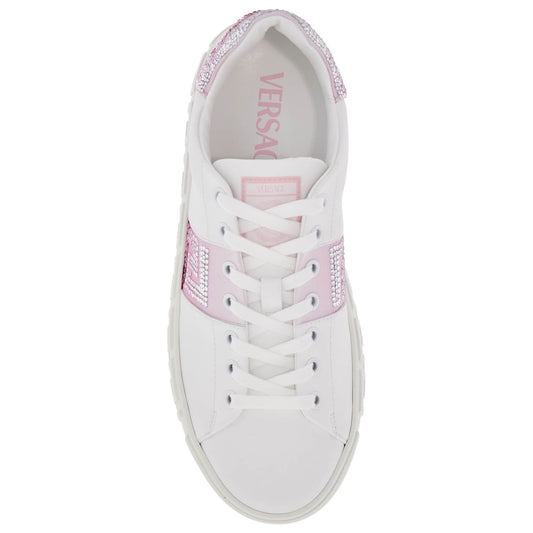Versace 'greca crystal sneakers Sneakers Versace Light Gray