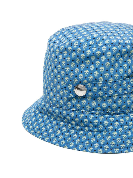 Alexander McQueen Hats Blue Scarves Hats & Gloves Alexander Mcqueen Steel Blue