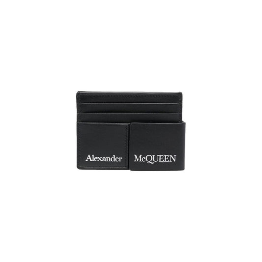 Alexander McQueen Wallets Black Small Leather Goods Alexander Mcqueen Dark Slate Gray