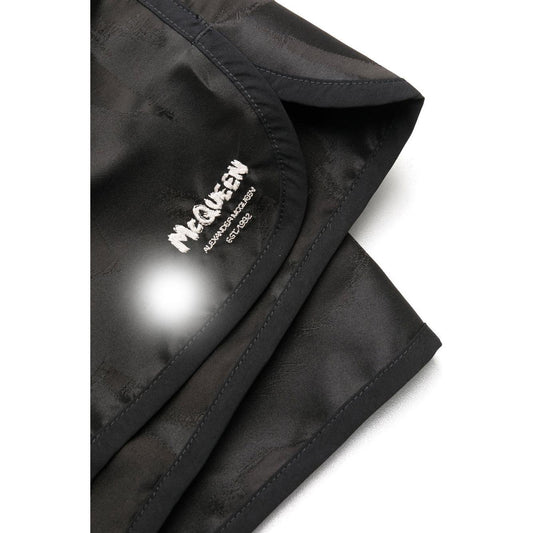 Alexander McQueen Sea clothing Black Beachwear & underwear Alexander Mcqueen Dark Slate Gray