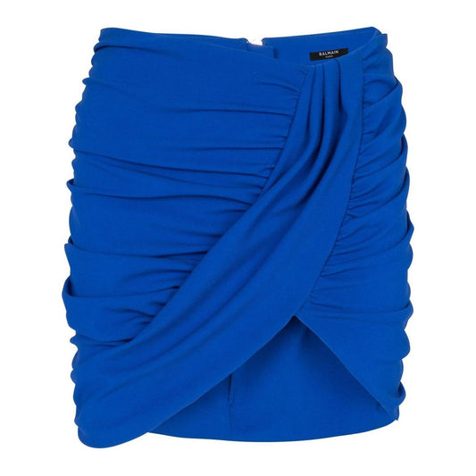 Balmain Top Blue Topwear Balmain Midnight Blue
