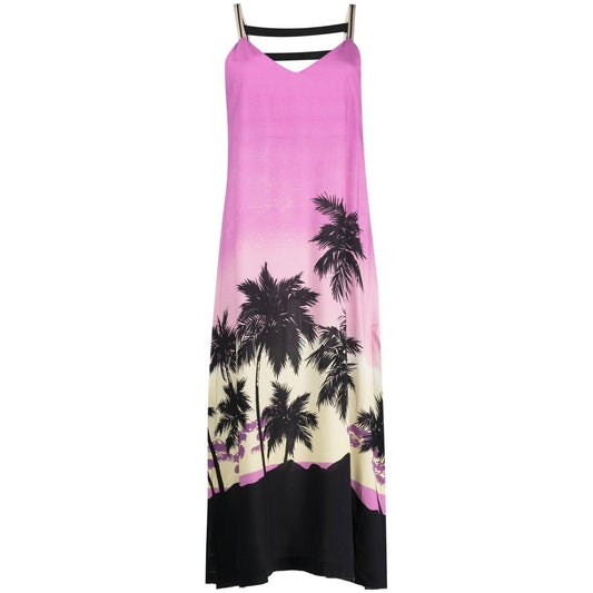 Palm Angels Dresses Purple Dresses Palm Angels Black