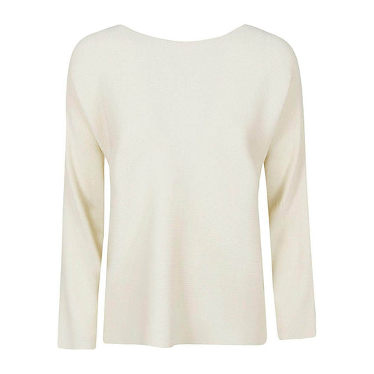 Liviana Conti Sweaters Beige Topwear Liviana Conti Light Gray