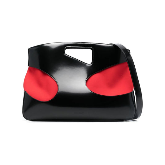 Ferragamo Cut-Out Top Handle Bag For Men Shoulder Ferragamo Black