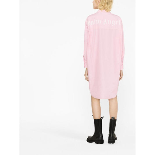 Palm Angels Dresses Pink Dresses Palm Angels White Smoke