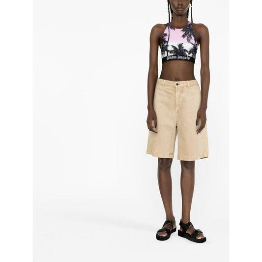 Palm Angels Top Purple Topwear Palm Angels White Smoke