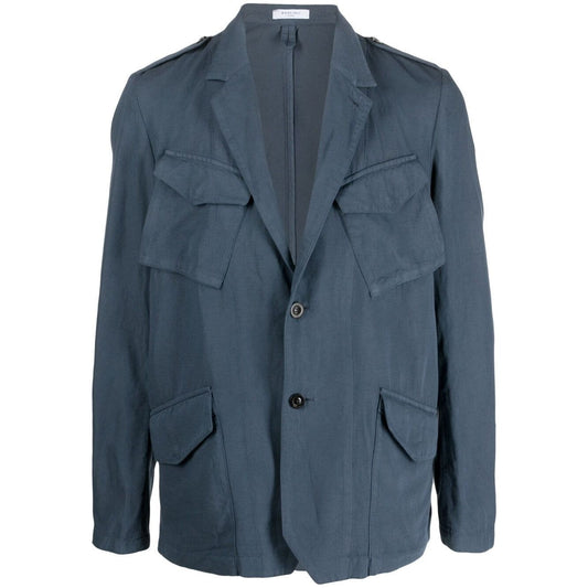 Boglioli Jackets Blue Jackets Boglioli Dark Slate Gray
