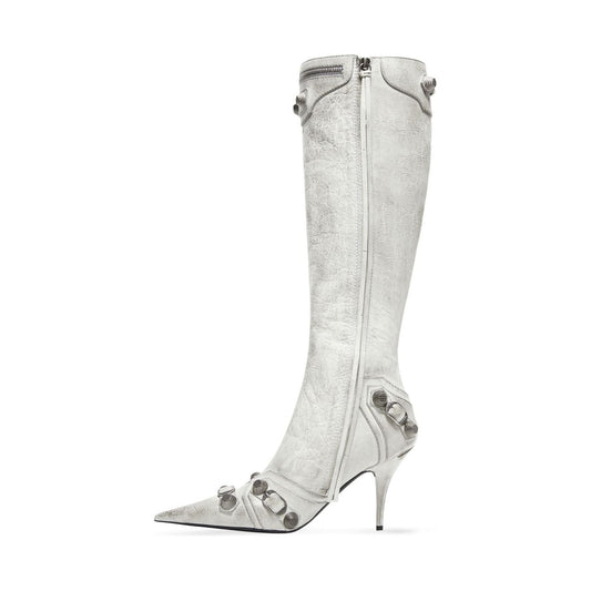 Balenciaga cagole leather boots Boots Balenciaga Light Gray