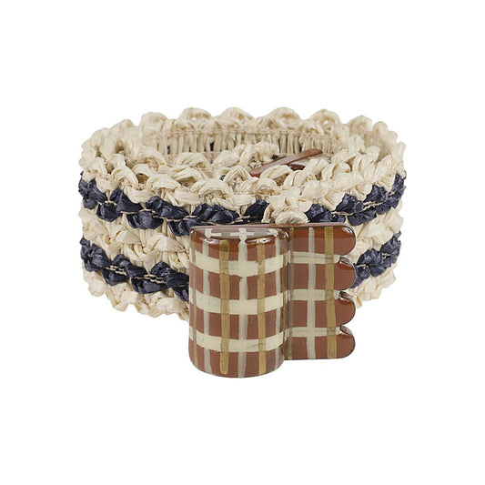 Exquisite J Belts Beige Belts Exquisite J Dark Gray