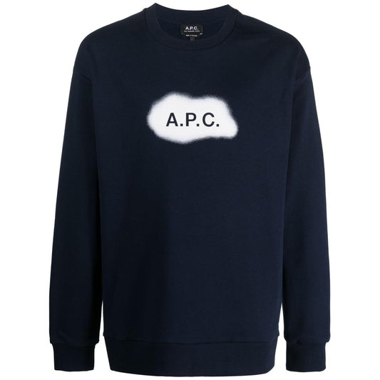 A.P.C. Sweaters Blue Topwear A.P.C. Black