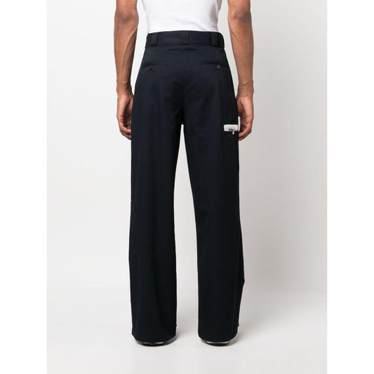 Palm Angels Trousers Blue Trousers Palm Angels Black