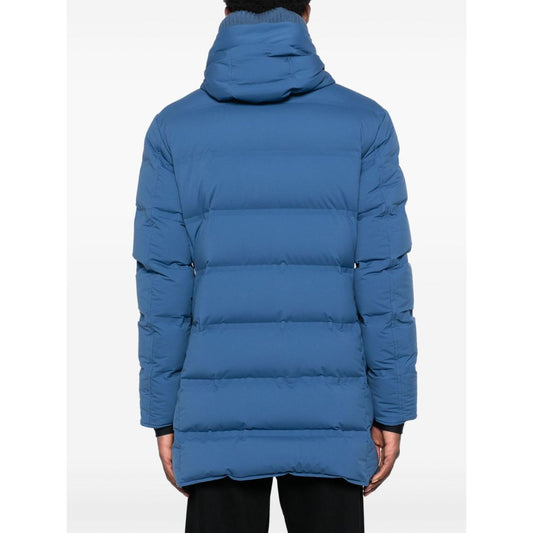 Kired Down Jacket With Hood Jackets Kired Dark Slate Blue