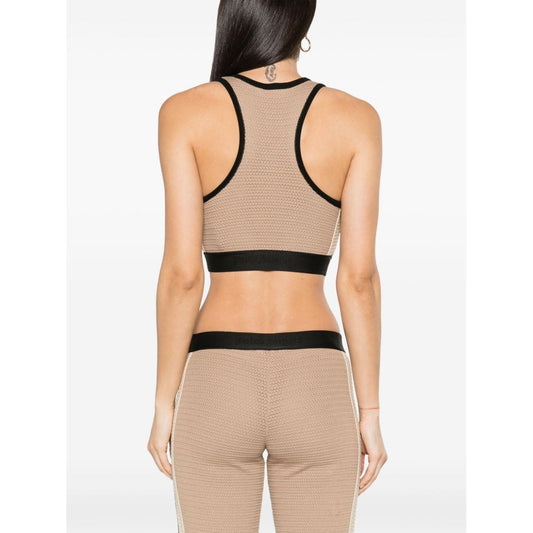 Palm Angels Top Beige Topwear Palm Angels Light Gray