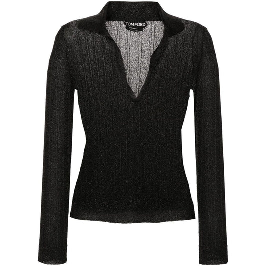 Tom Ford T-shirts and Polos Black Topwear Tom Ford Black