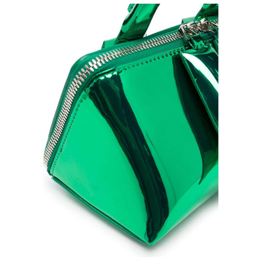 The Attico  Mini Friday Belt Bag In Green Shoulder The Attico Medium Sea Green