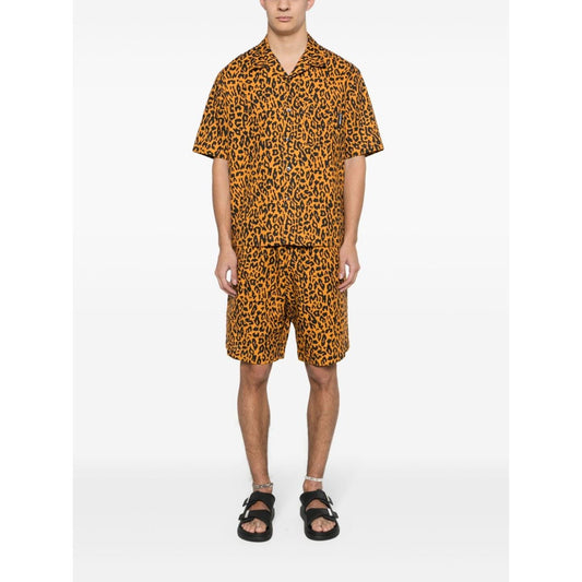 Palm Angels Shorts Orange Short trousers Palm Angels White Smoke