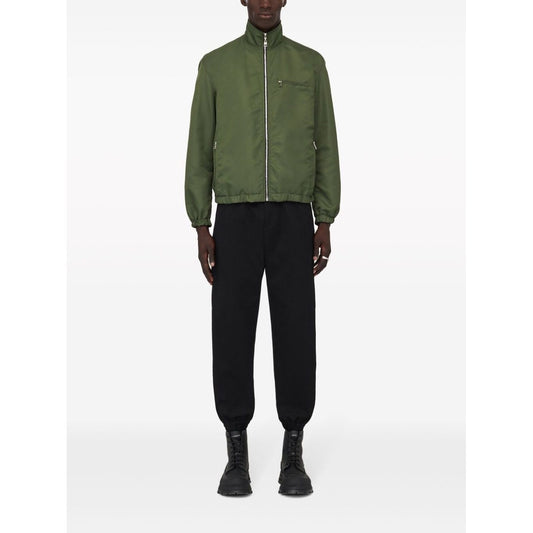 Alexander McQueen Reversible Graffiti Bomber Jacket Jackets Alexander Mcqueen Dark Slate Gray