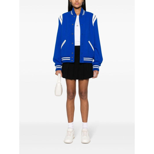 Palm Angels Skirts Black Skirts Palm Angels White Smoke