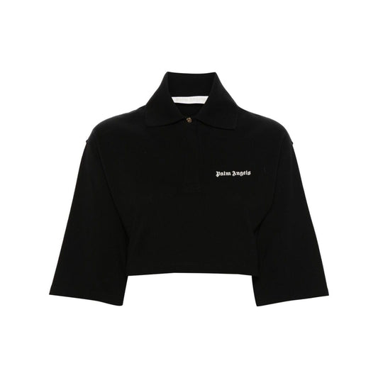 Palm Angels T-shirts and Polos Black Topwear Palm Angels Black