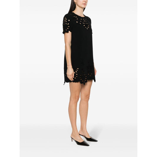 Ermanno Scervino Dresses Black Dresses Ermanno Scervino White Smoke