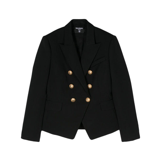 Balmain Jackets Black Jackets Balmain Black