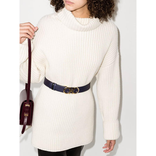 Ferragamo Belts Blue Belts Ferragamo Antique White