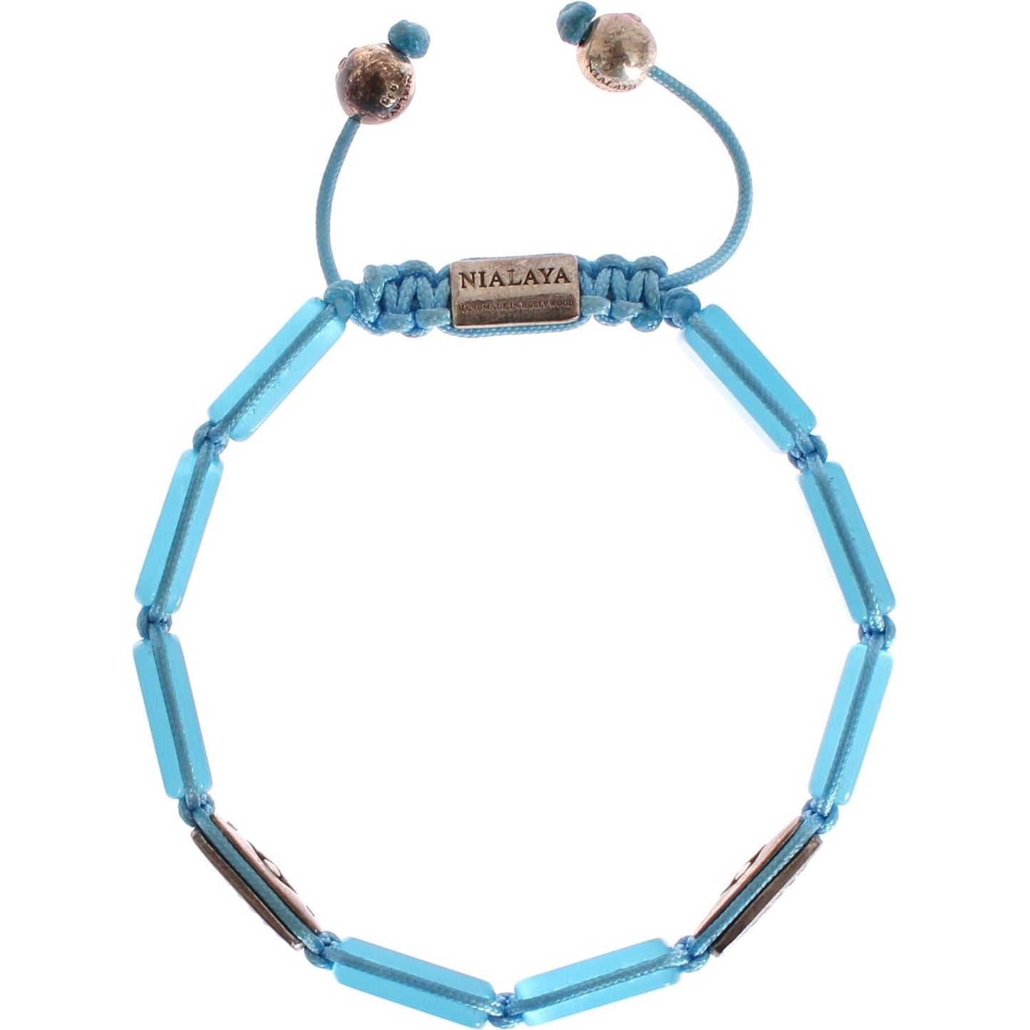 Nialaya CZ Opal 925 Silver Bracelet