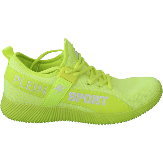 Philipp Plein Green CARTER Logo Hi-Top Sneakers Shoes