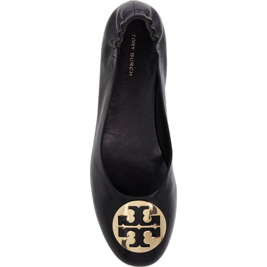 Tory Burch 'shiny leather claire baller Flat Shoes Tory Burch Black