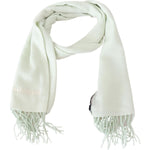Missoni Light Green Pattern Cashmere Unisex Wrap Fringes Scarf MS2045