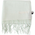 Missoni Light Green Pattern Cashmere Unisex Wrap Fringes Scarf MS2045